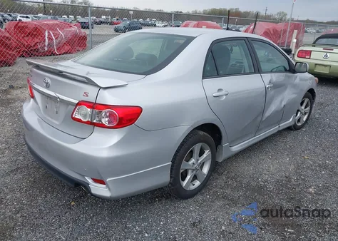 2012 Toyota Corolla S from USA, damaged, VIN 2T1BU4EE1CC875803
